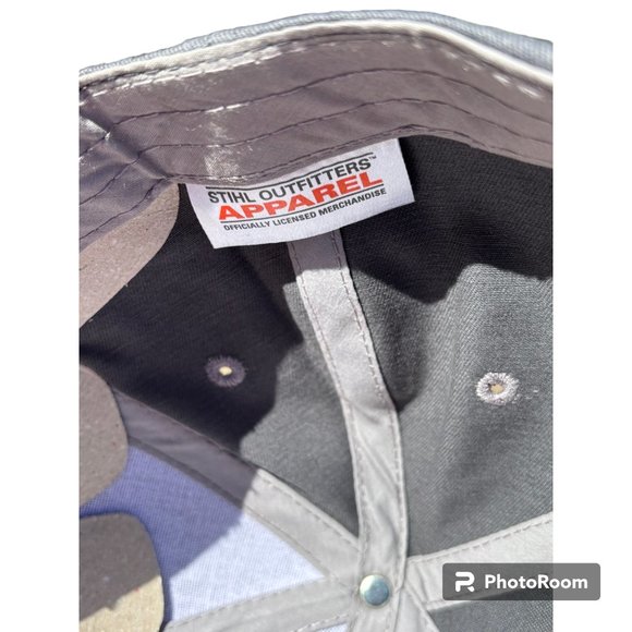 Stihl Hat Cap Strap Back Gray Orange Proud Owner Tools Adjustable Graphic NEW - Picture 4 of 10